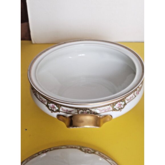 Antique  By Theodore Haviland, Limoges, France Lidded Vegetable Bowl 1910-20 - Picture 7 of 12